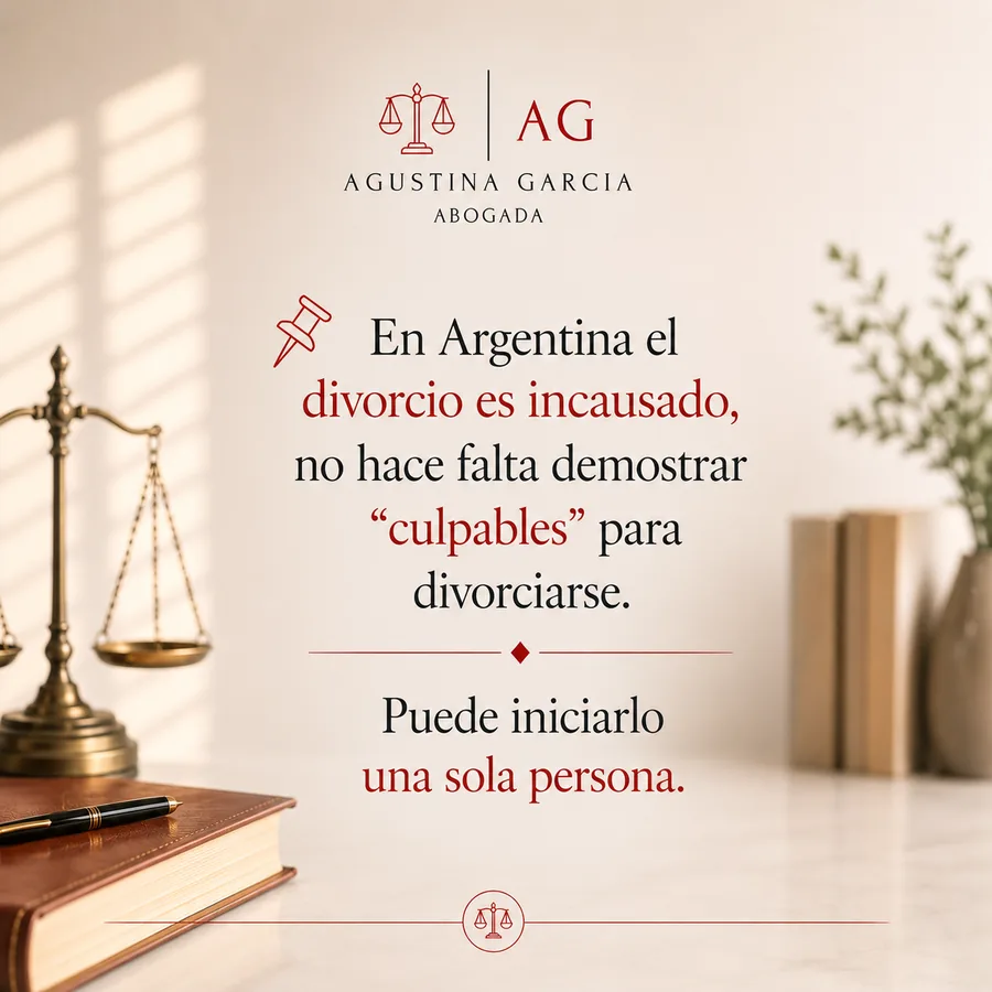 Posteo sobre divorcio incausado