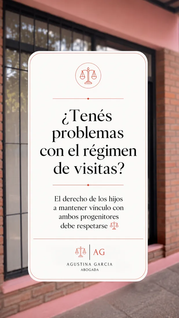 Historia sobre régimen de visitas